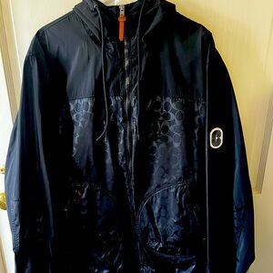 Black Coach windbreaker